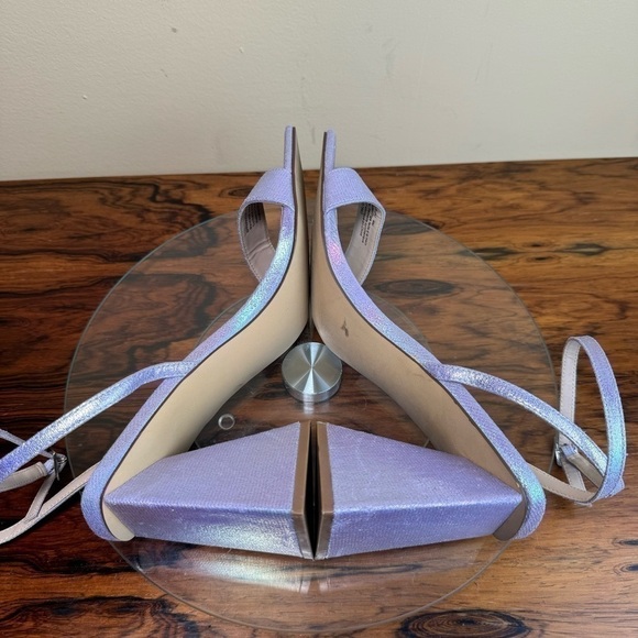 NEW BP. Parker Ankle Strap Sandal in Purple Shimmer - Picture 12 of 13